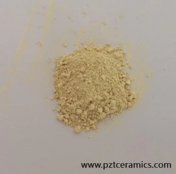 Material cer&aacute;mico piezoel&eacute;ctrico sinterizado a baja temperatura