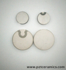 Material PZT-4 Pzt disco PZT-4 para sensor ultrasónico