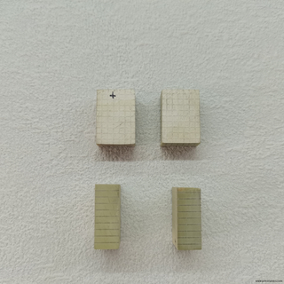 Placas piezo de piezo de rectángulo compuesto piezoeléctrico 1-3 material compuesto tipo con alta calidad
