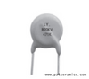 Capacitor de cerámica de ultra alto voltaje CT81 / CC81 Tipo con alta calidad