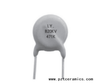 Capacitor de cerámica de ultra alto voltaje CT81 / CC81 Tipo con alta calidad