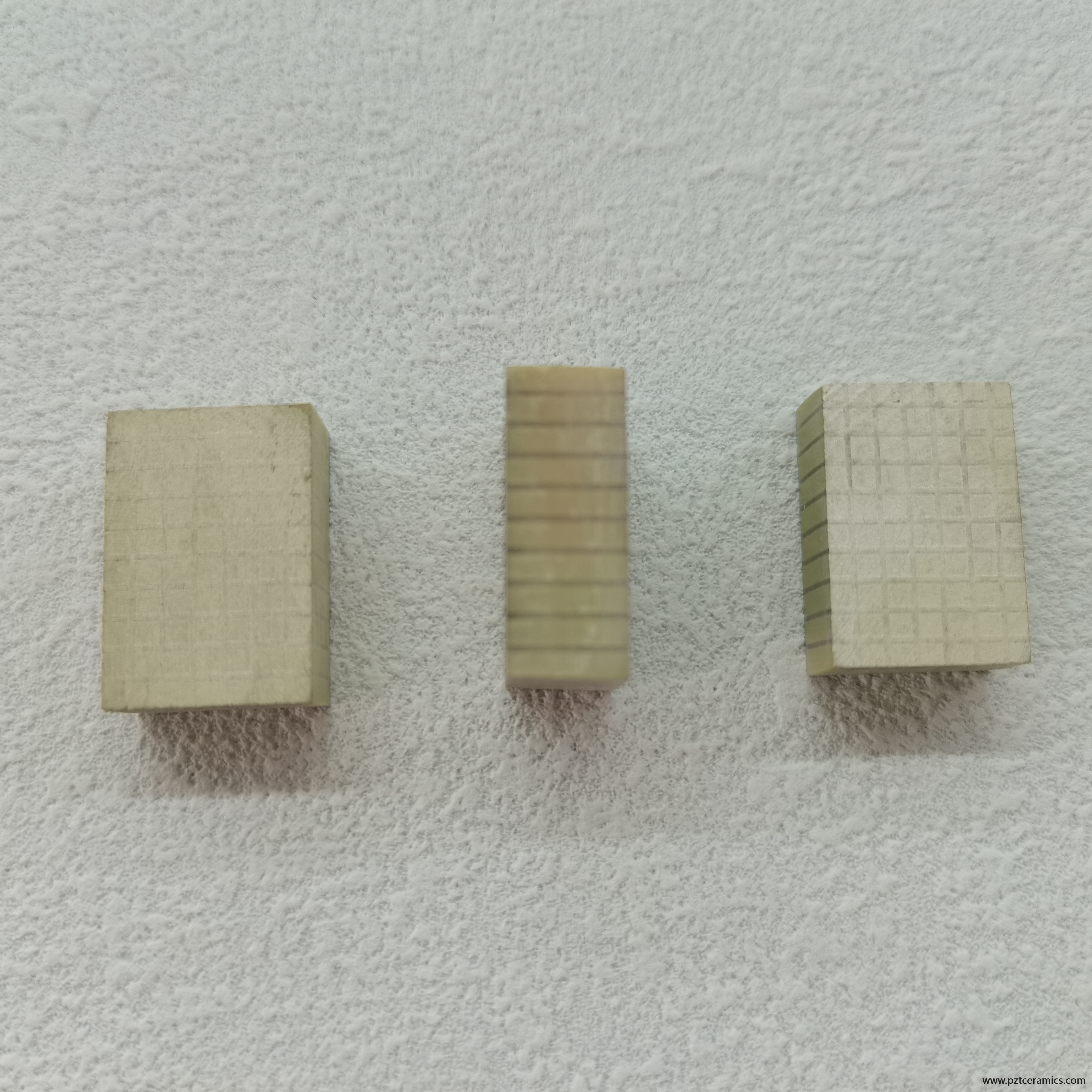 Placas piezo de piezo de rectángulo compuesto piezoeléctrico 1-3 material compuesto tipo con alta calidad